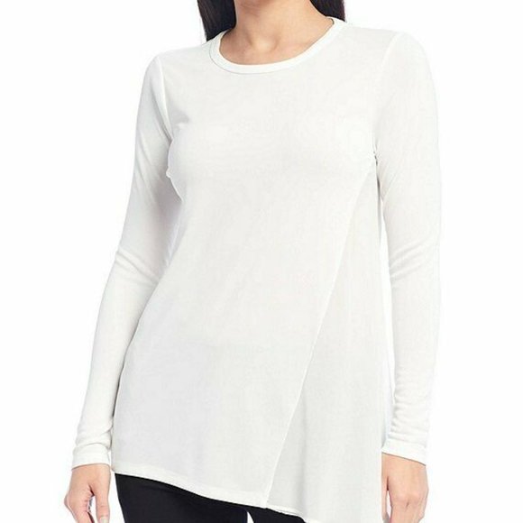 Donna Karan Tops - NWT $175 Donna Karan Long-sleeved Asymmetrical  - XS, S